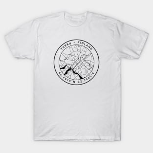 Turku Map T-Shirt